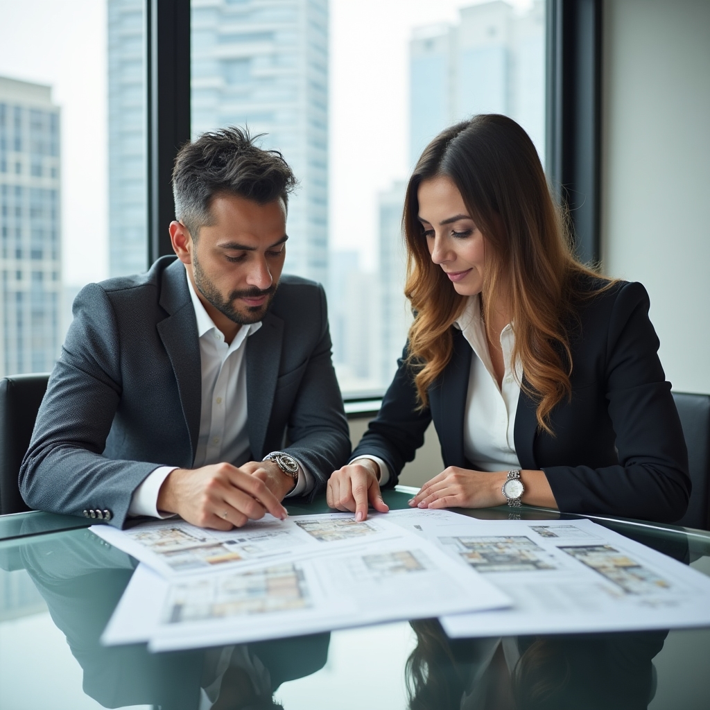 Advisor training for a commercial real estate project